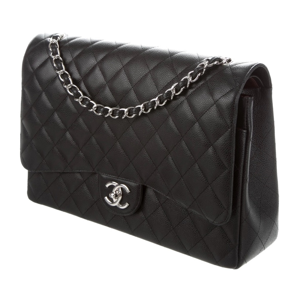 AUTHENTIC CHANEL CLASSIC MAXI DOUBLE FLAP BAG